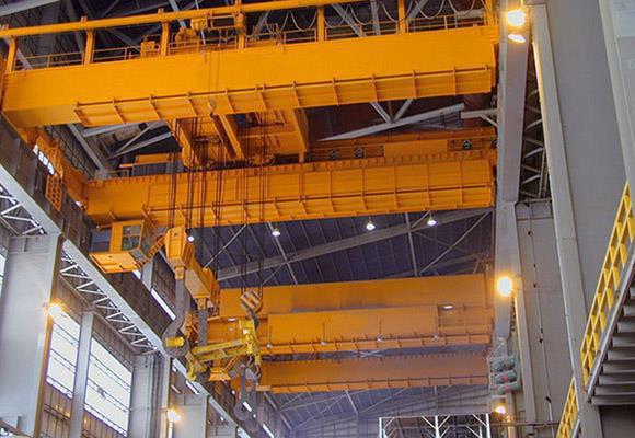 Heavy Duty Steel Making Double Girder Overhead Casting Crane.jpg